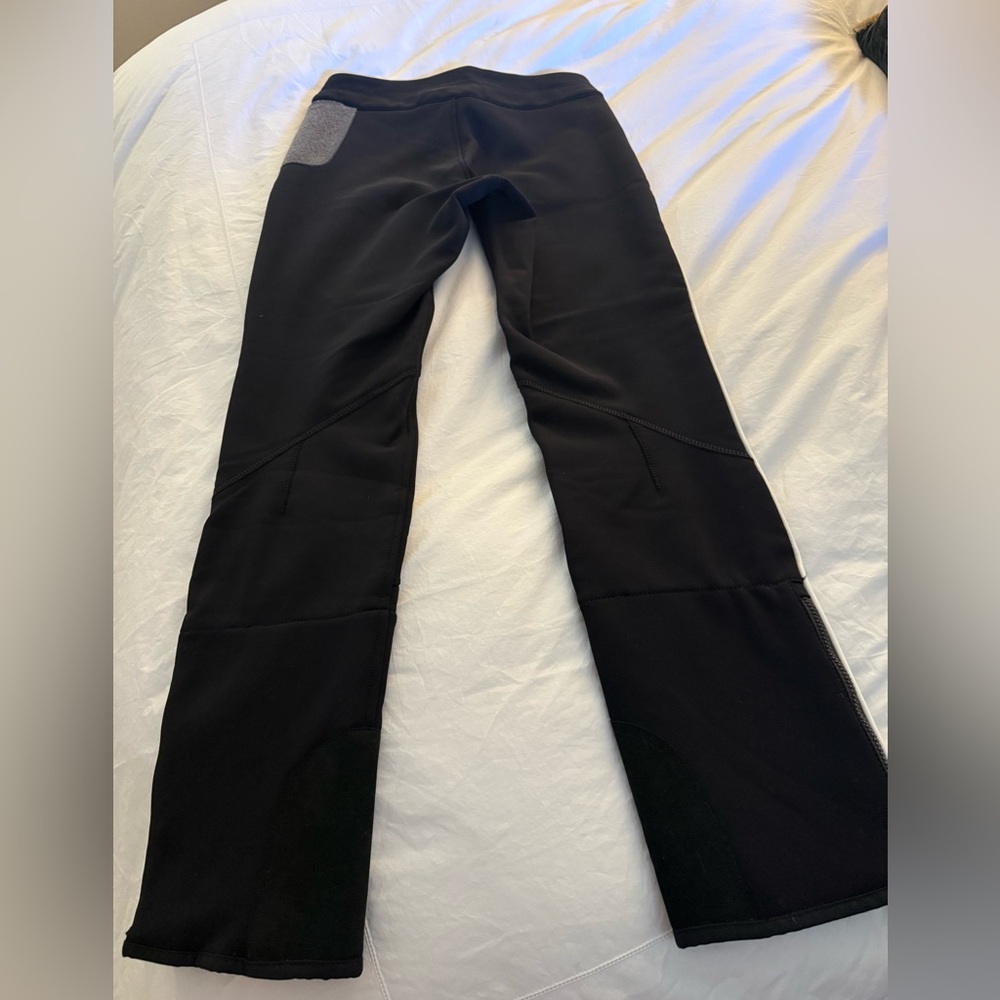 FrauenSchuh lined Black Ski Pants with gray and white detail Austrian Luxury - Picture 11 of 16